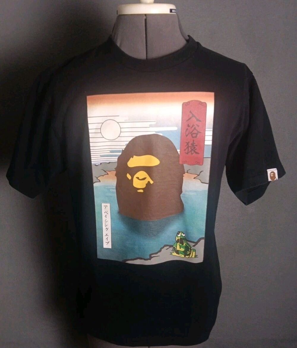 Authentic a bathing ape bape Japan souvenir tee #012-013-1993(1414B) SMALL